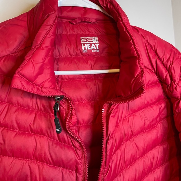 32 degrees Men’s Red Winter Jacket Size M - Picture 2 of 3